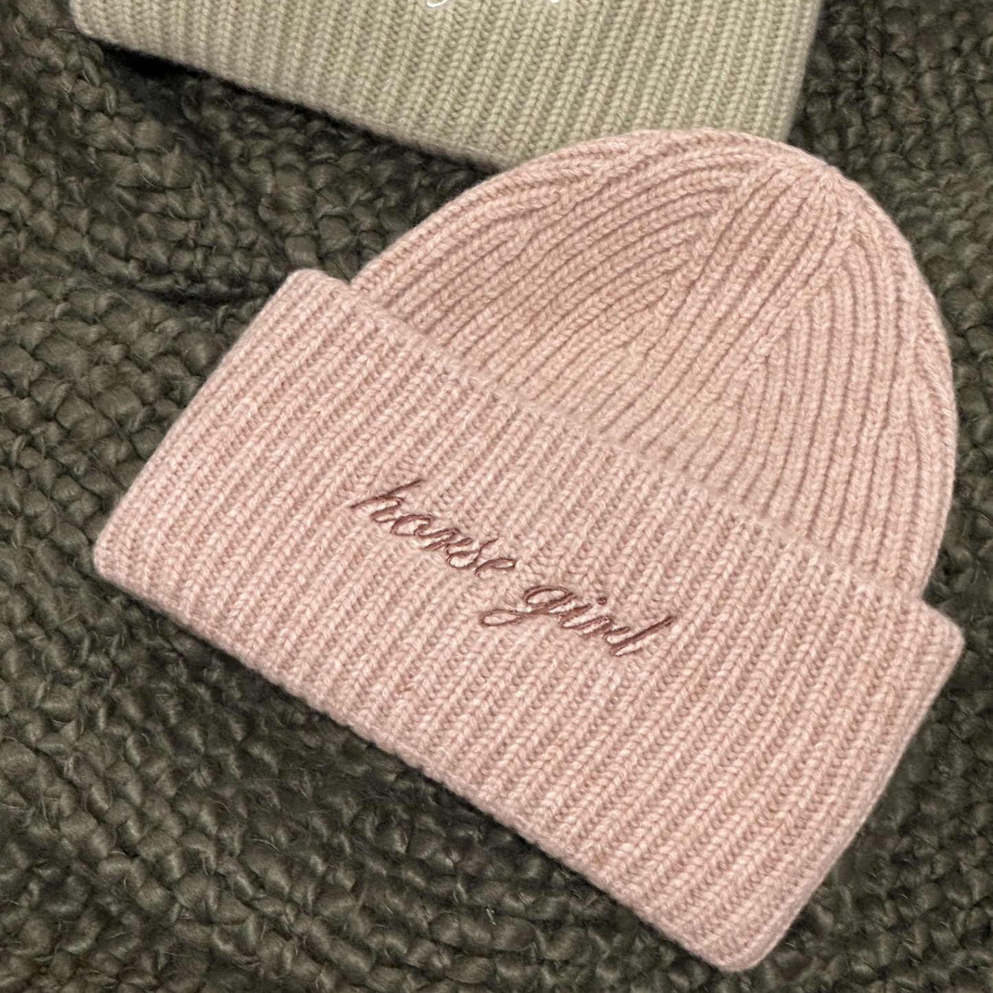 'Horse Girl' Beanie - Oatmeal